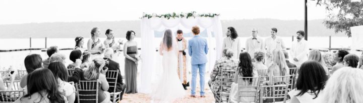 wedding catering on the beach