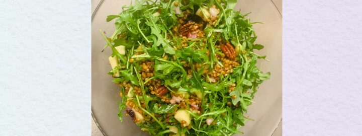 nutty vegan salad