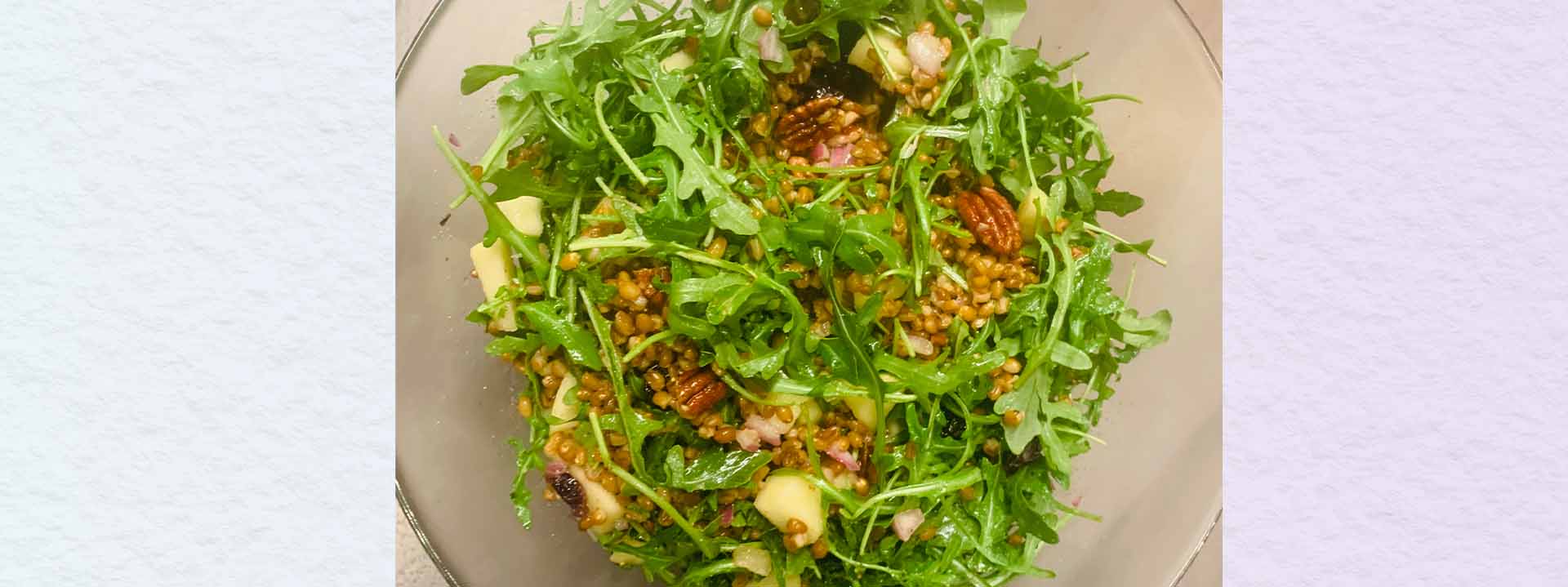nutty vegan salad